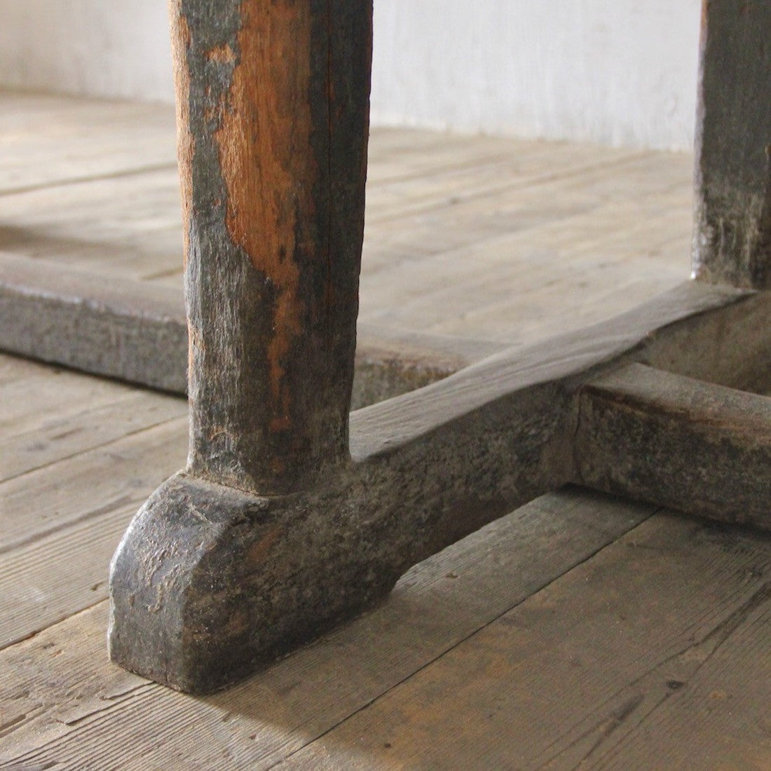 A large 19th century English refectory table
