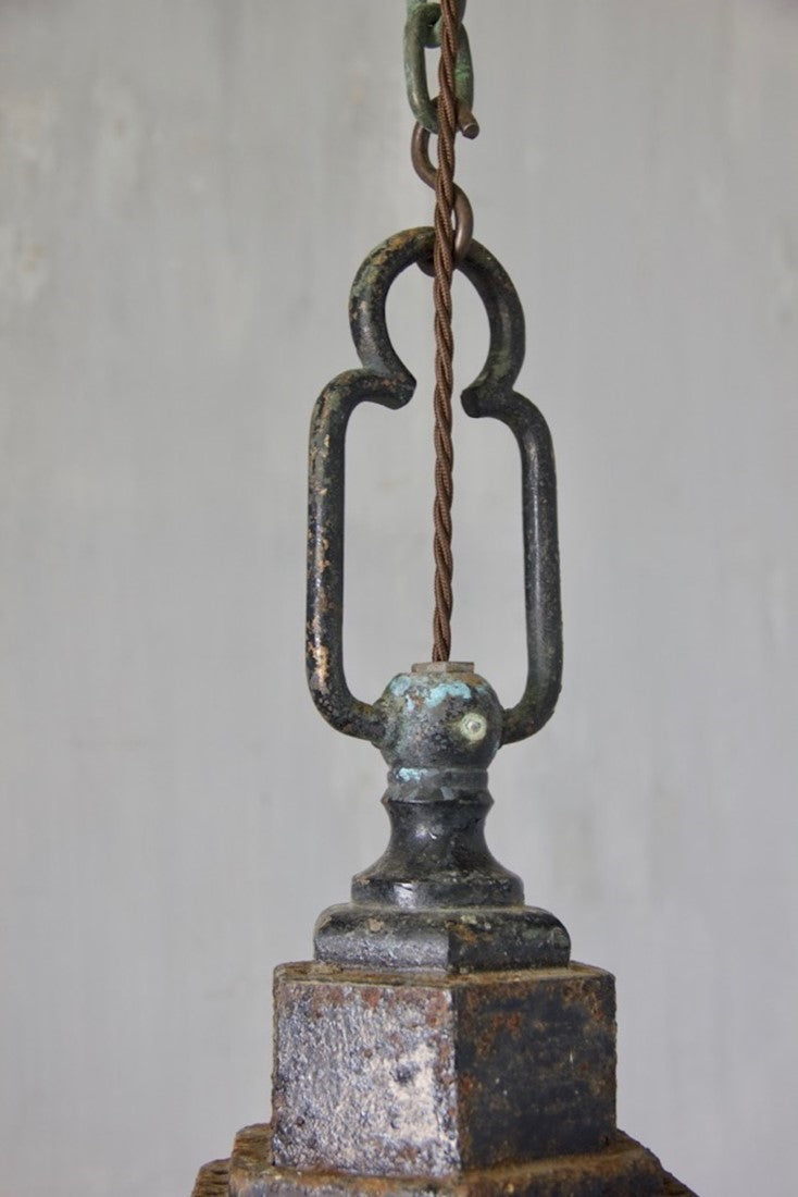 A Gothic tole lantern