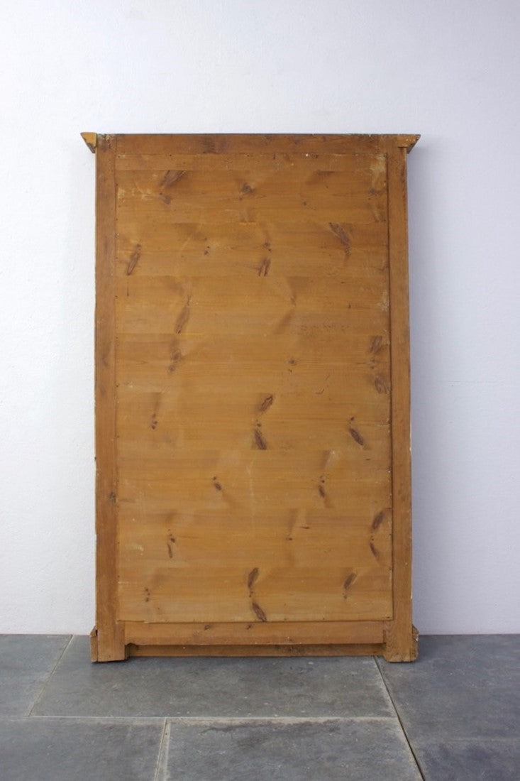 19th century architectural triptych mirror