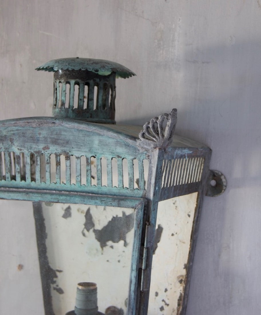 A rare regency wall lantern