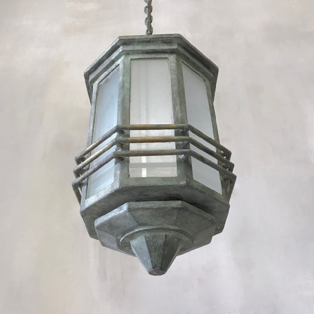 An art deco lantern