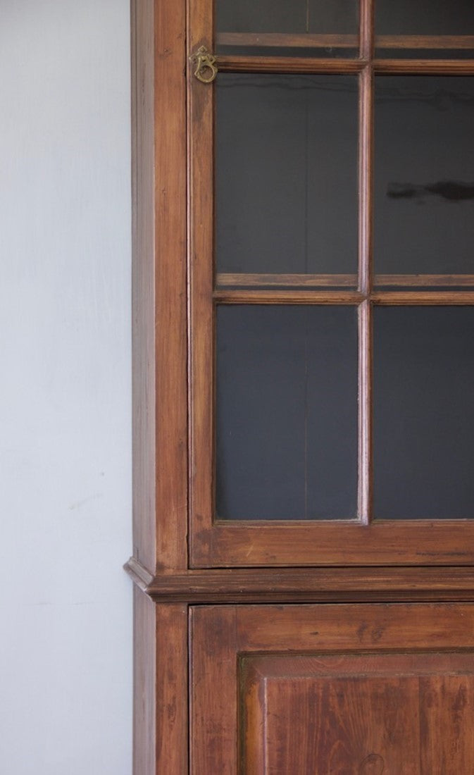 A C18th painted cabinet