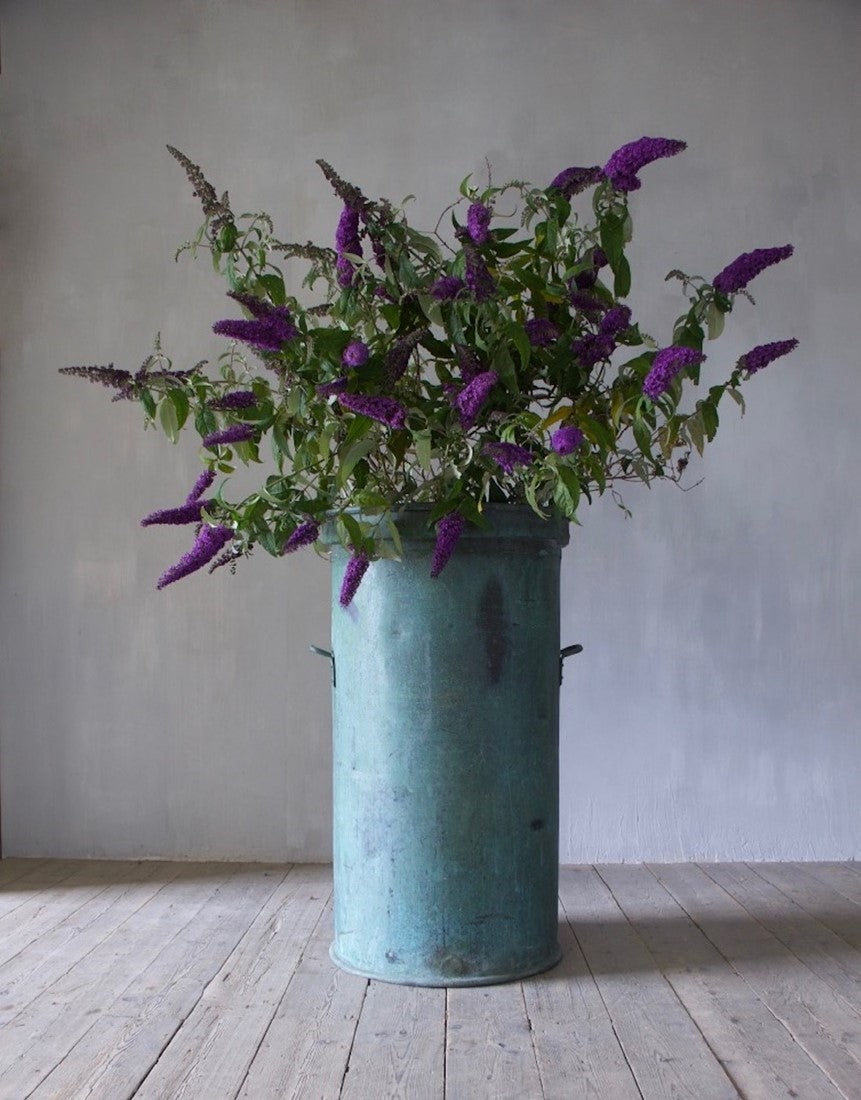 A large copper planter
