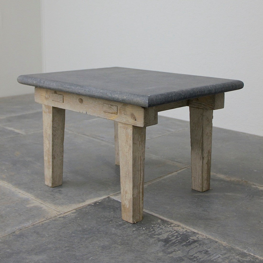 A C19th coffee table with slate top