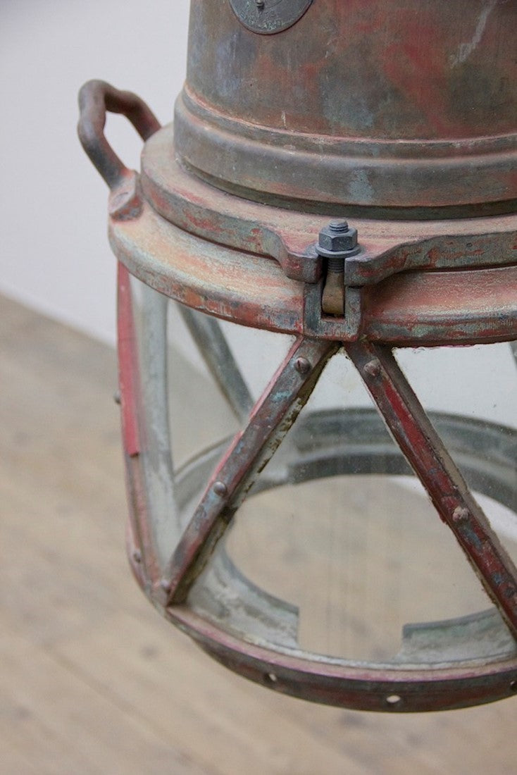 A bronze Buoy lantern