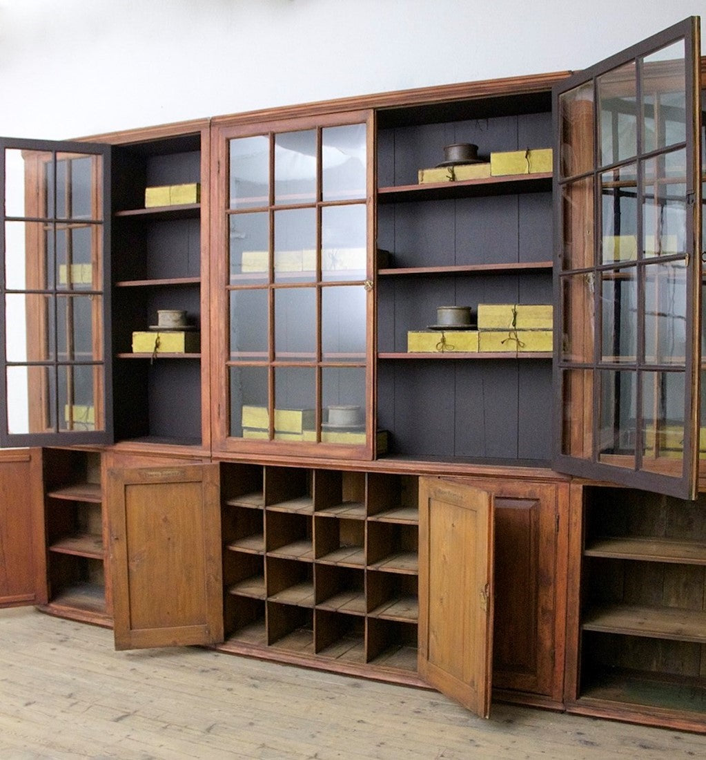 An C18th library cabinet