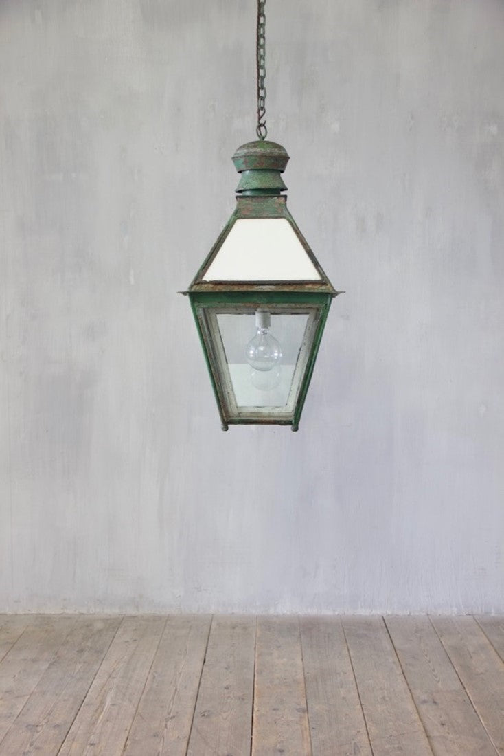 A large tole lantern