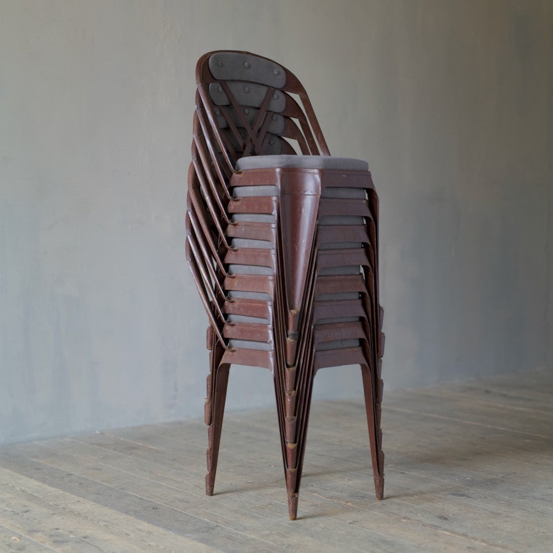 SOLD | a set of 9 Evertaut chairs