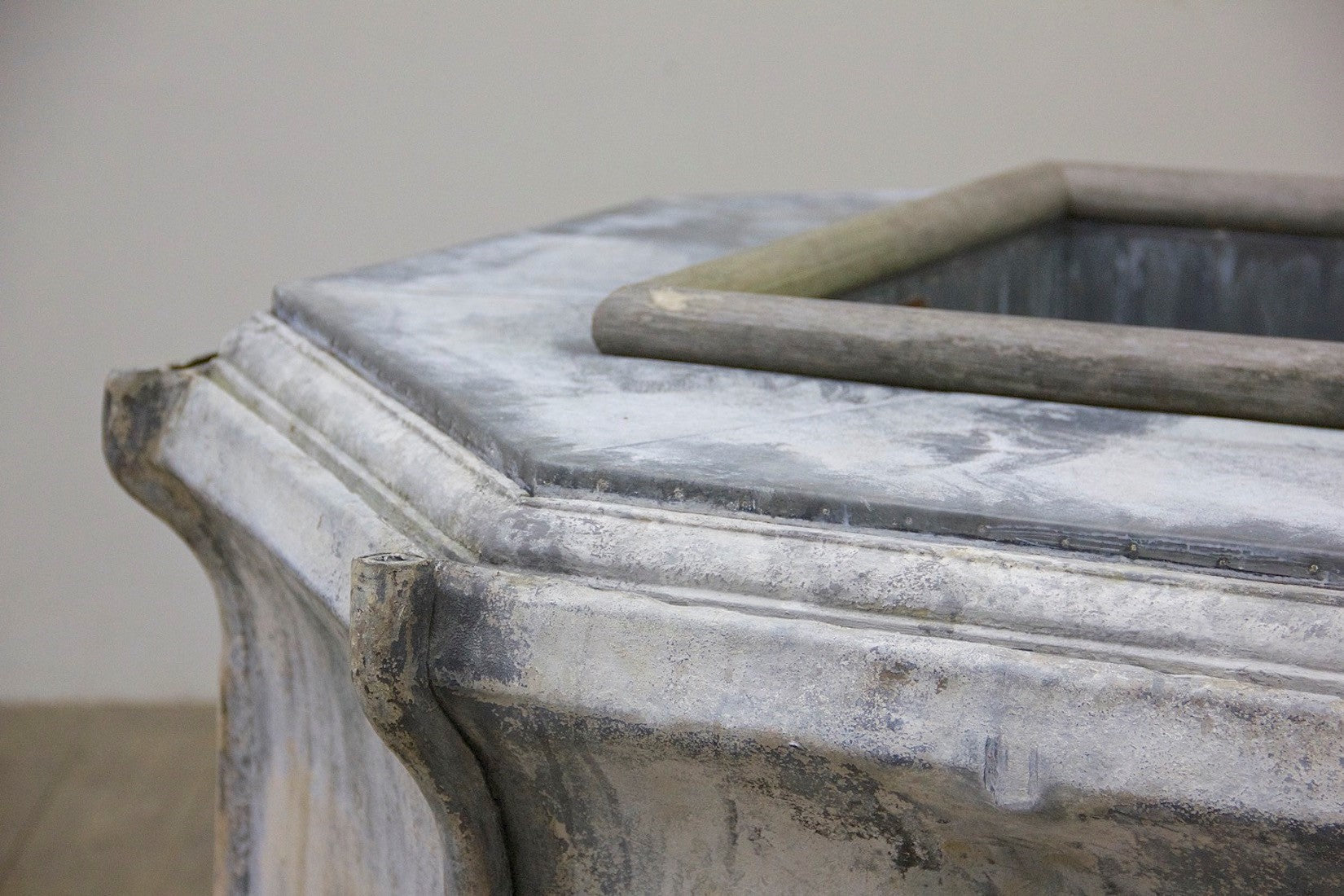 A large C19th lead planter