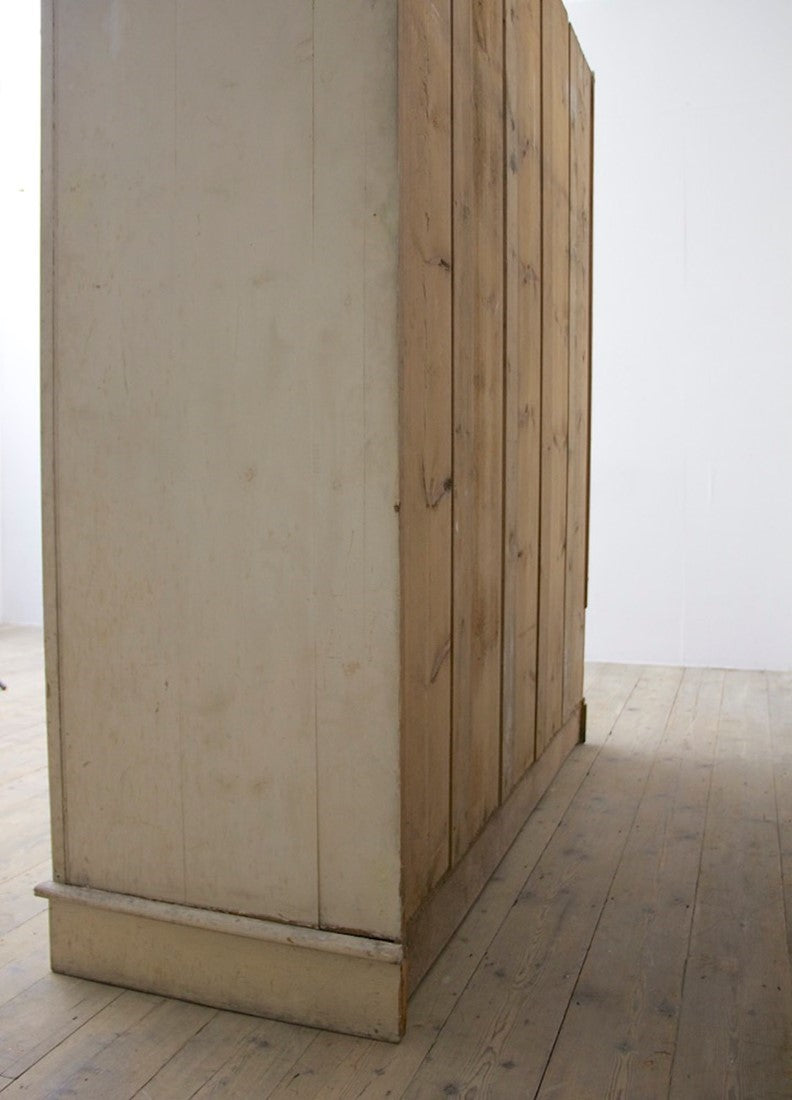 A C19th linen cupboard from Hilborough Hall in Norfolk