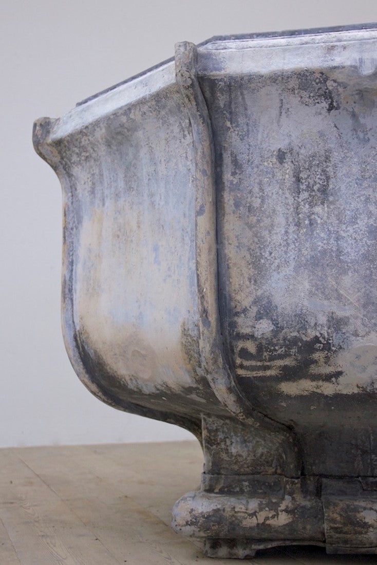 A large C19th lead planter