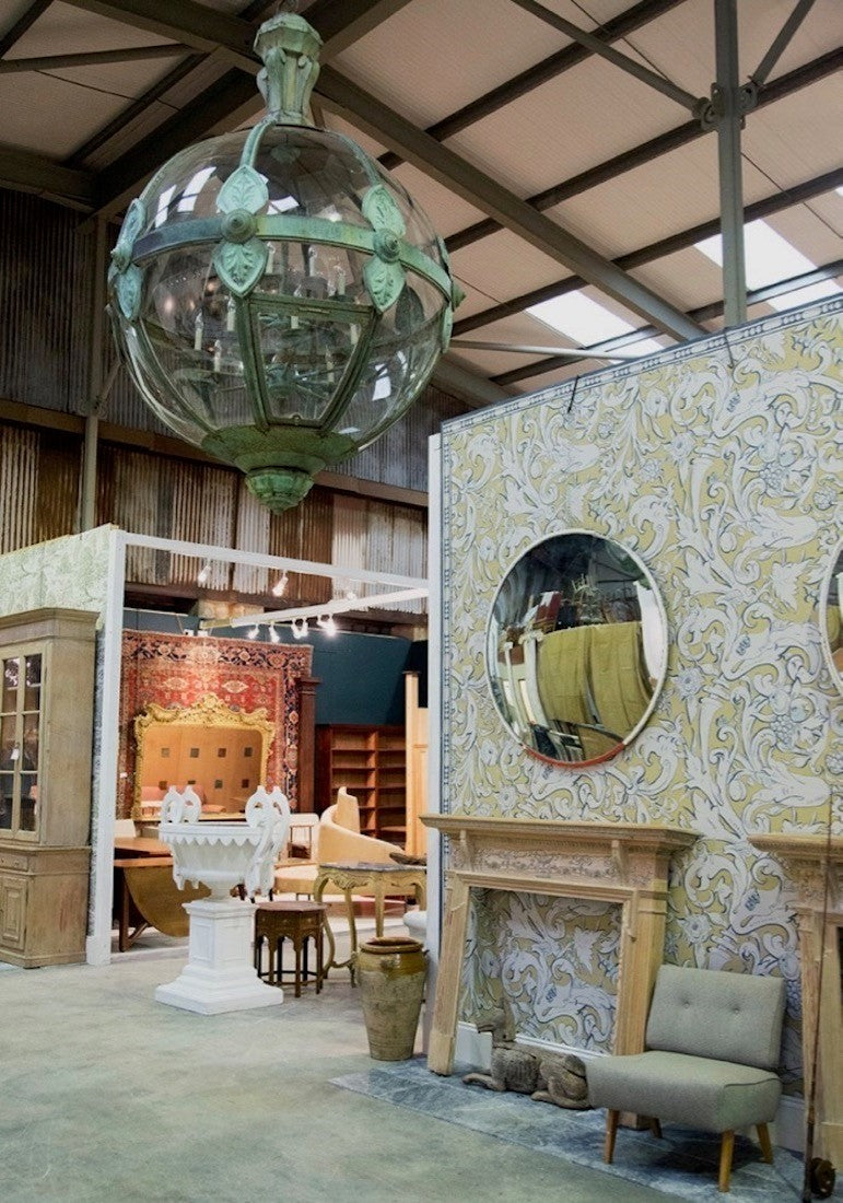 Monumental (2.5m) classical copper globe lantern