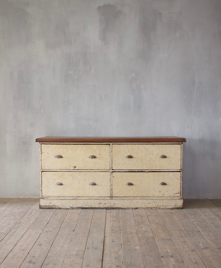 A 19th century haberdashery counter