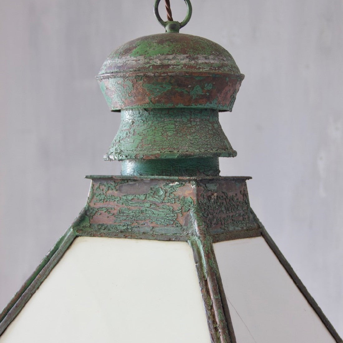 A large tole lantern
