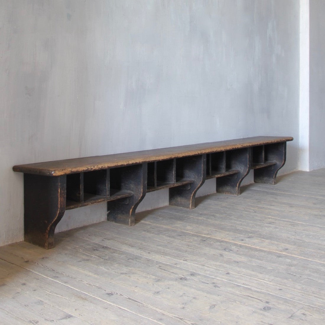 A 19th century pavilion bench
