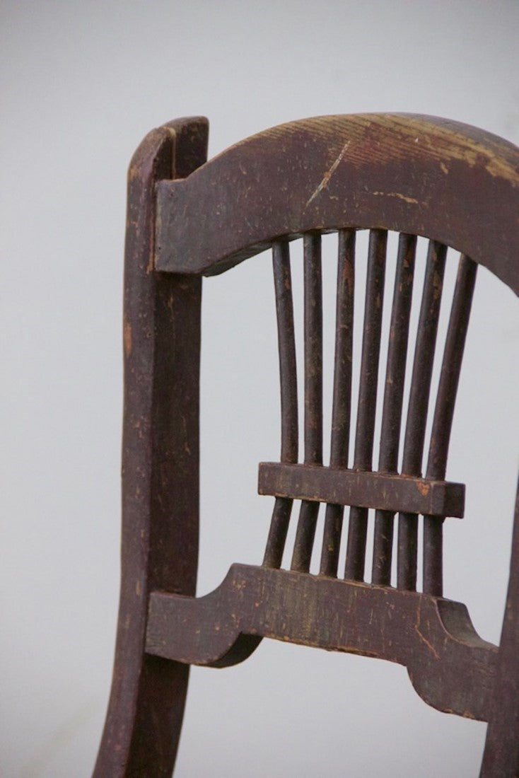 A pair of primitive Irish chairs