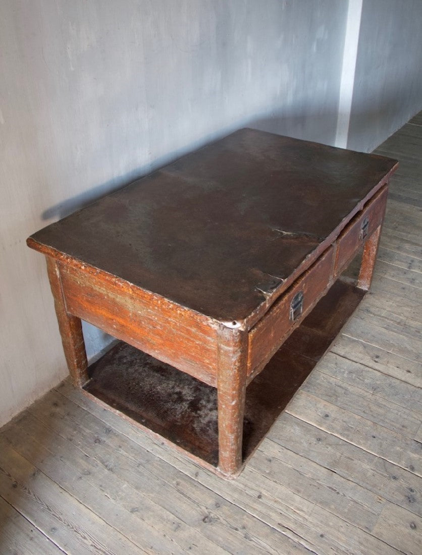 A 19th century baker's table