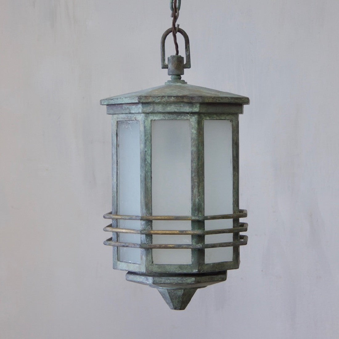 An art deco lantern