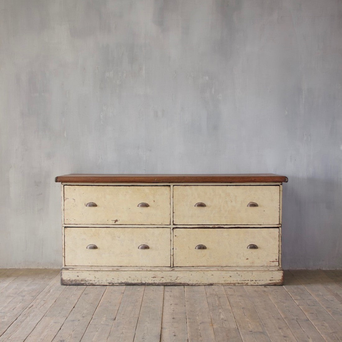 A 19th century haberdashery counter
