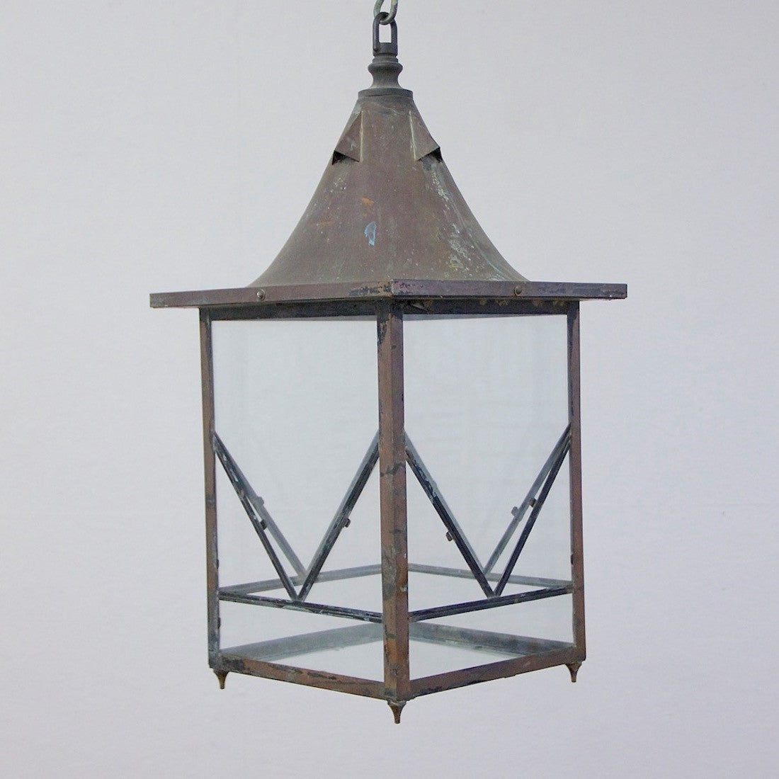 A 1920s copper lantern
